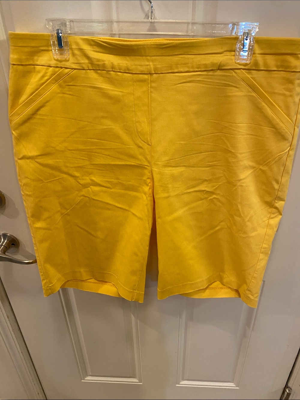 Coral Bay Yellow Women's Bermuda Shorts